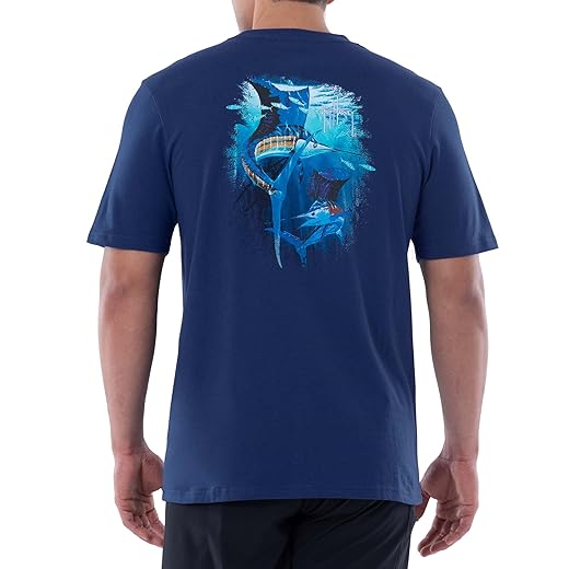 Guy Harvey Men’s Short Sleeve Cotton Graphic T-Shirt