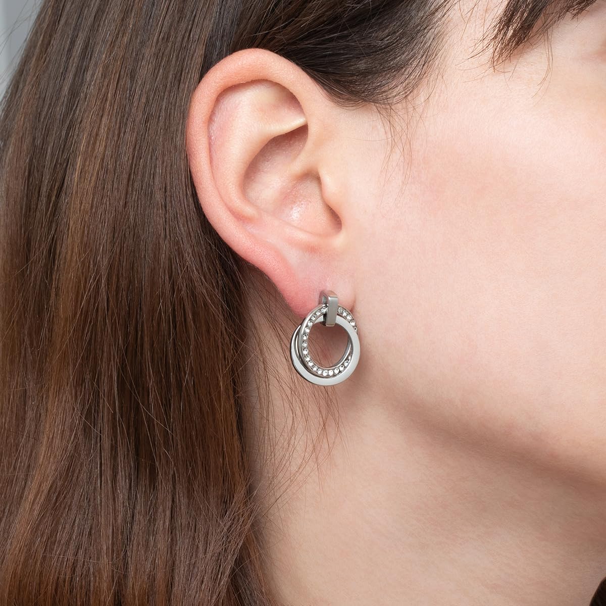 LOTUS STYLE Pendientes Mujer LS1780-4 Acero inoxidable - Geométrico - Ligeros, Cómodos y Resistentes - Cierre Seguro - Aretes de Mujer