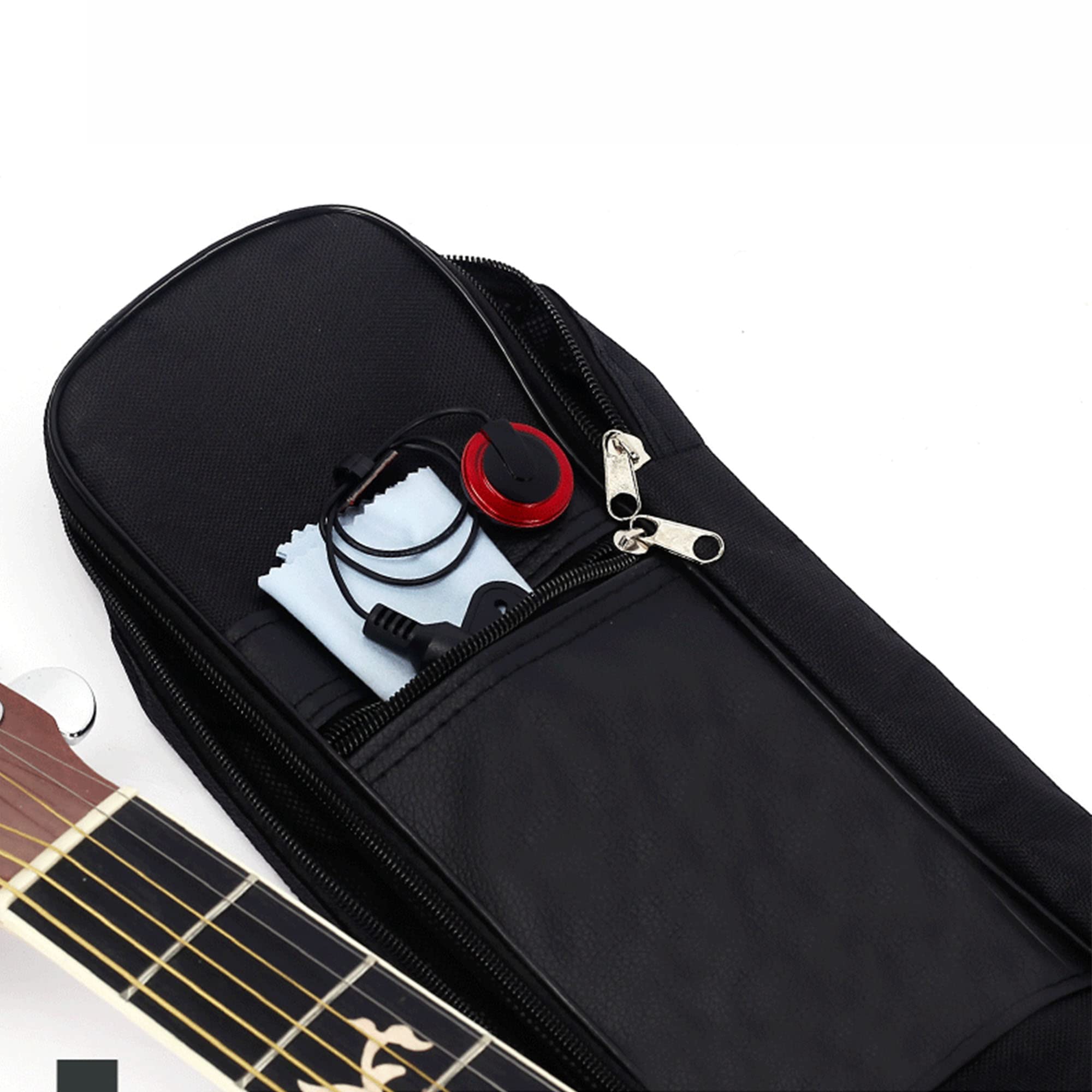 Nero Borsa Chitarra, Borse per Chitarra Classica, Custodia Antipolvere per Chitarra Acustica, Impermeabile, Custodia Chitarra Strato Singolo