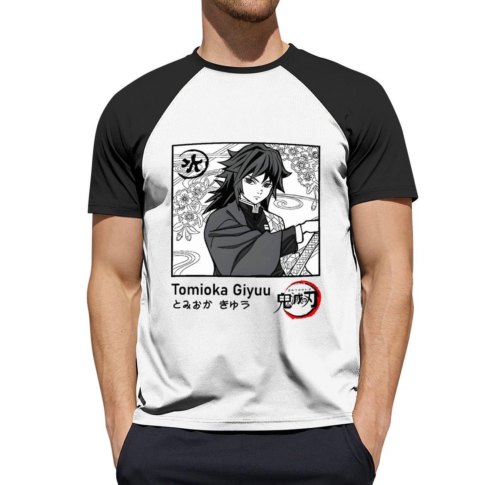 冨岡義勇　ビックシルエットTシャツ 鬼滅の刃』ポケット付きビッグシルエットTシャツ “HEROES