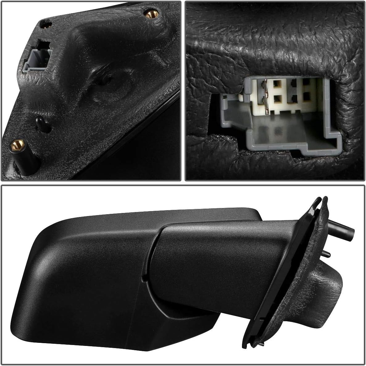 DNA Motoring OEM-MR-FO1321291 Factory Style Powered Right Side Door Mirror, Black