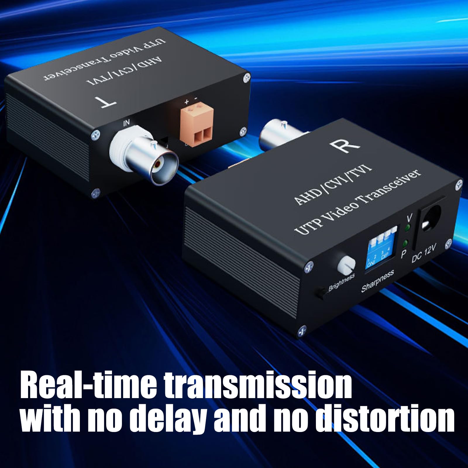 Convertitore conveniente con riduzione per telecamere di parcheggio Trasmettitori passivi a doppino intrecciato AHDs CVIs TVIs