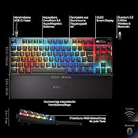 SteelSeries Apex Pro TKL Wireless Gen 3 Gamer Billentyűzet Hall Effect Kapcsolók - Wireless Schwarz (2025), French AZERTY 3