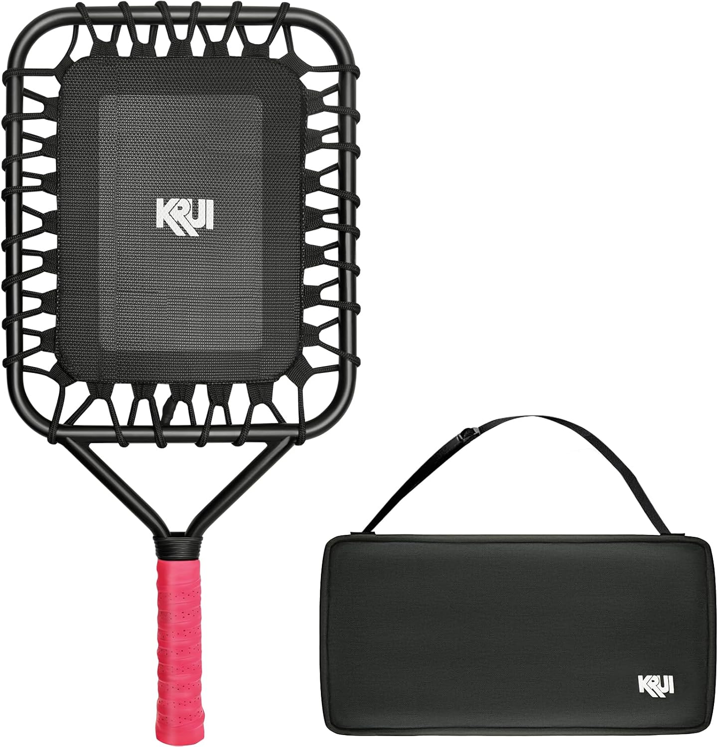 KRUI Baseball Racket for Fly Balls, Grounders and Line Drives, Fungo Racket Baseball with High Elasticity Mesh for Coaches and Parents to Train Player Easily
