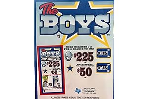 Must-Try The Boys $225 Bingo Pull Tabs Game Tickets