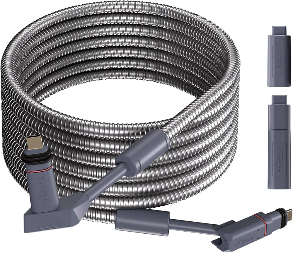 GEEKERA Cavo Prolunga Per Starlink Gen 2 – 23 Metri, Impermeabile, Schermato, Per Antenna V3 E Router, Velocità Fino A 1200 Mbps