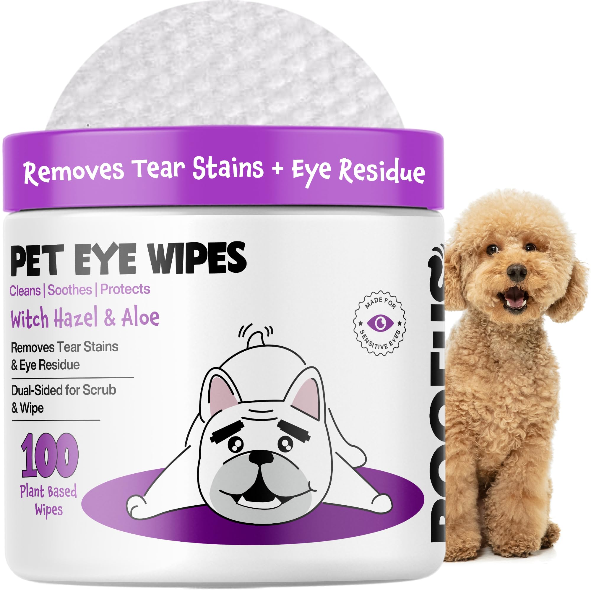 Tear Stain Water Wipes For Dogs Angels' Eyes Gentle Tear Stain