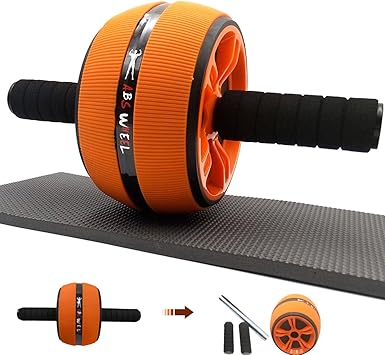 Amazon Hacfit 腹筋ローラー 静音 マット付き 腹筋 ローラー トレーニング 筋トレ 器具 Tprホイール 収納便利 誠創hac 筋力トレーニング