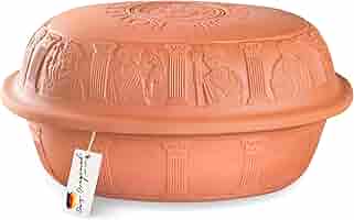 R&ouml;mertopf Rostiera A Vapore In Terracotta - 2.5 Litri, Per Cucina Sana E Naturale