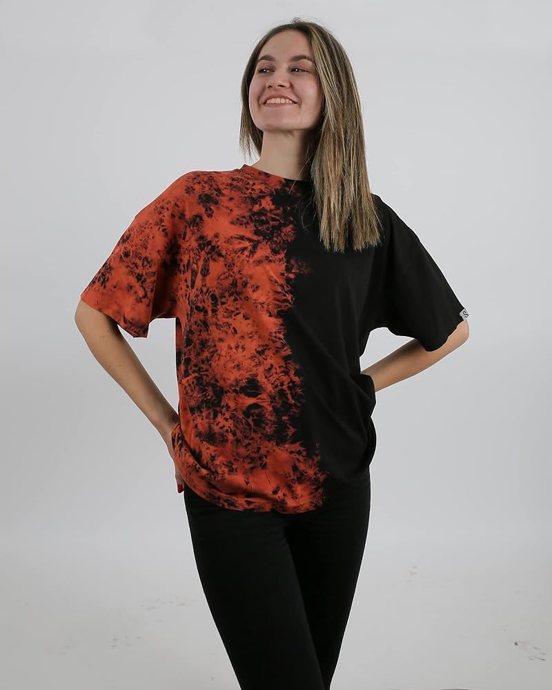 ie-dye Oversized T-shirt/タイダイオーバーTEE Premium Tie-Dye Pump Cover – Oversized Tee – Local Cobra LLC