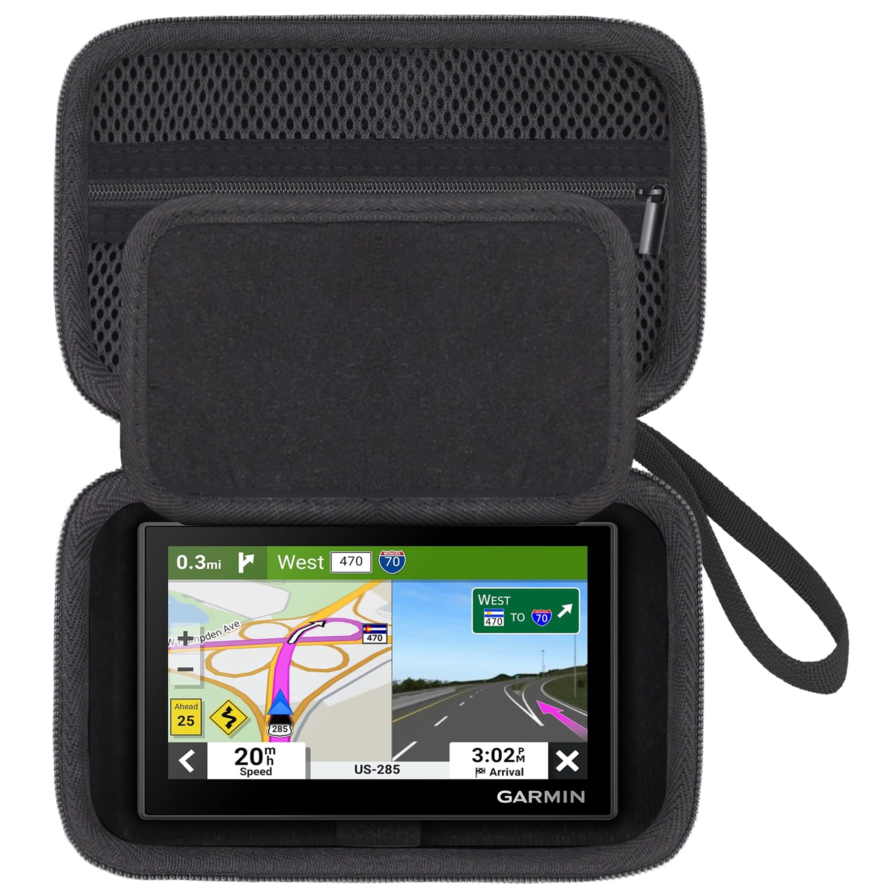 Amazon.com: Flaxune Hard Travel Case for Garmin GPS 5-6 inch GPS
