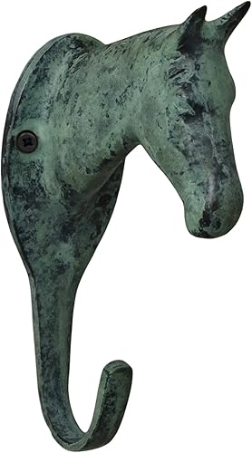 Miniatura 3 de Tack Room Studio Percha de cabeza de caballo de latón (latón)