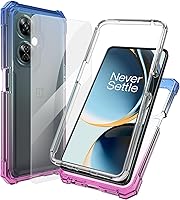 Vista 11 de Ailiber Funda para teléfono OnePlus Nord N30, One Plus N30 5G con protector de pantalla de vidrio templado, protección de estructura de 2 capas