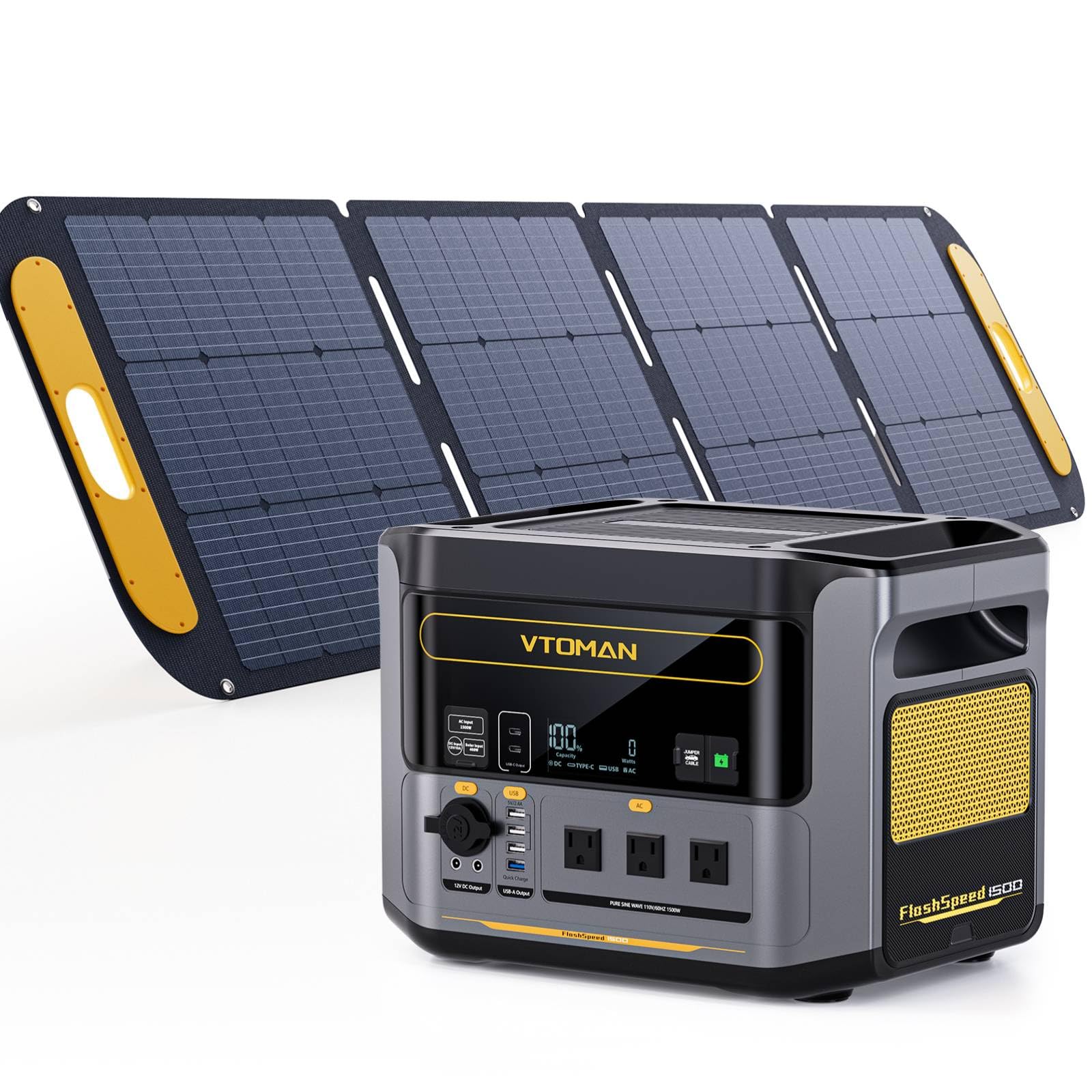 Amazon.com : VTOMAN FlashSpeed 1500 Portable Power Station with