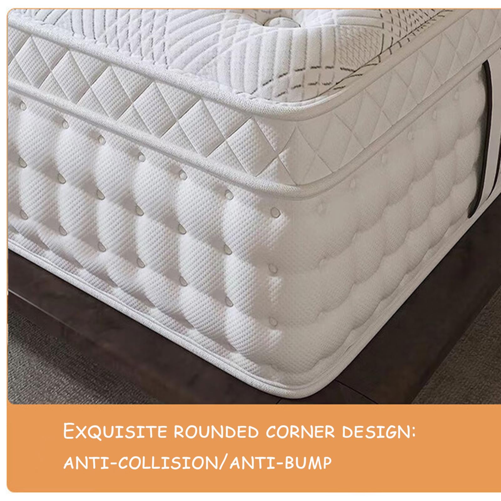 LMANKBK Materasso completo, materassi ibridi a molle interne da 12 pollici in una scatola con memory foam gel, materasso a molle insacchettate a spirale racchiuso singolarmente, sollievo dalla