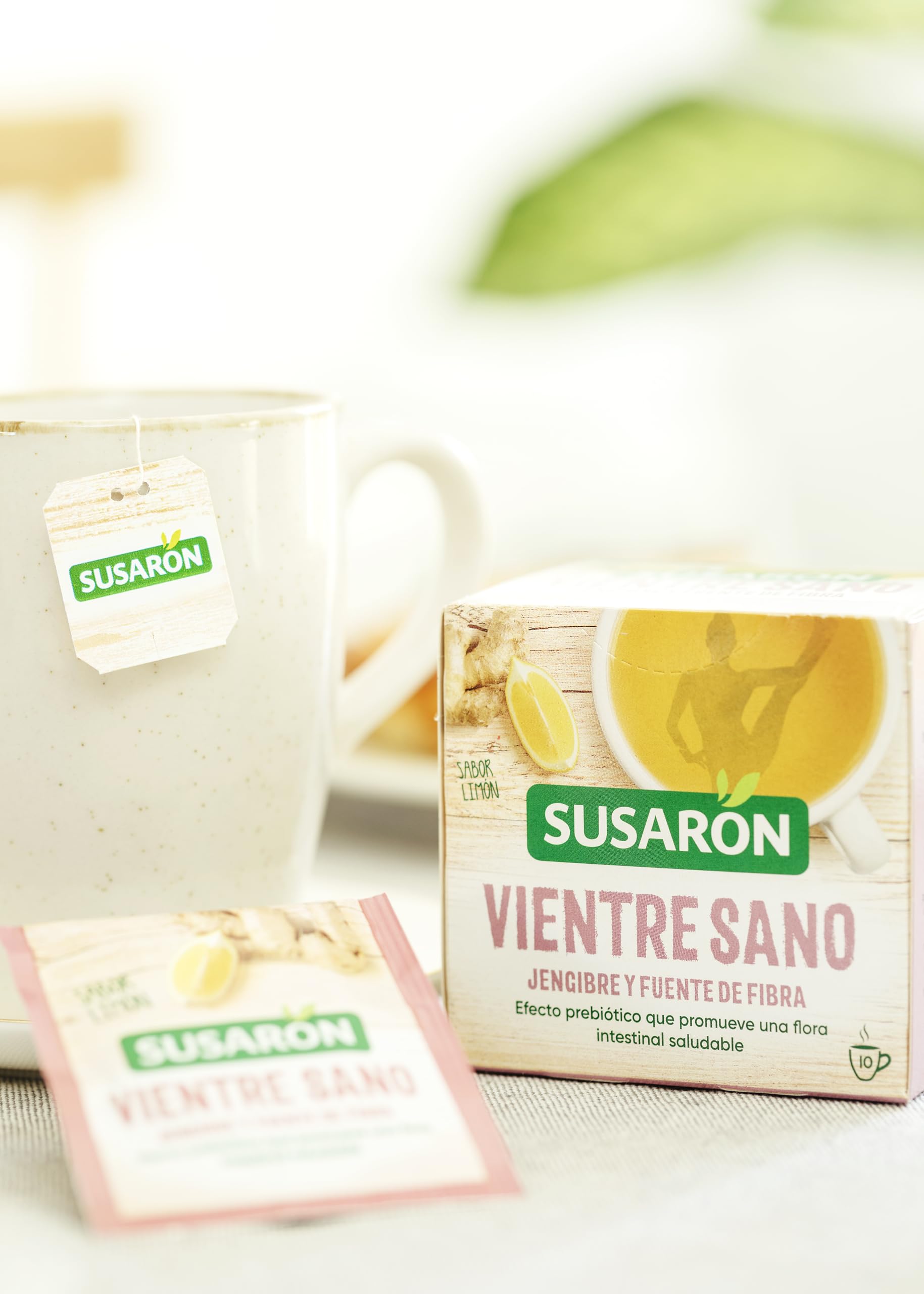 Infusión Vientre Sano Sabor Jengibre Caja 10 bolsitas