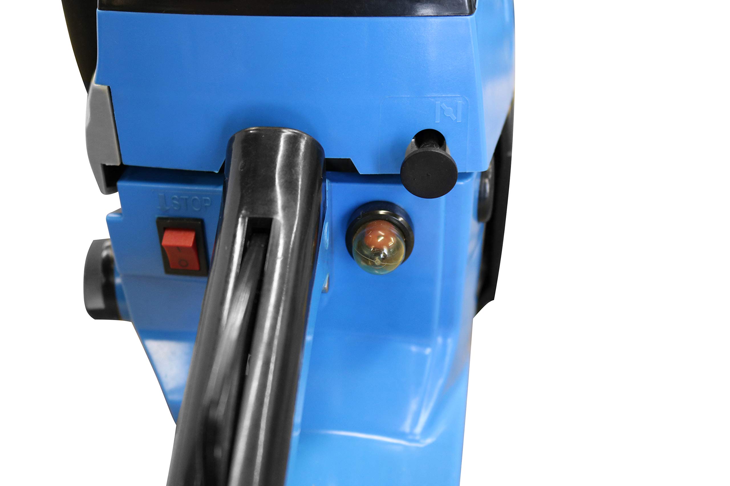 Güde 95015 - Motosierra de gasolina KS 450-53 V (2,0 kW / 2,7 CV, espada y cadena de calidad Oregon, longitud de corte 430 mm, Easy Start, bomba de cebado, estrangulador, incluye accesorios)