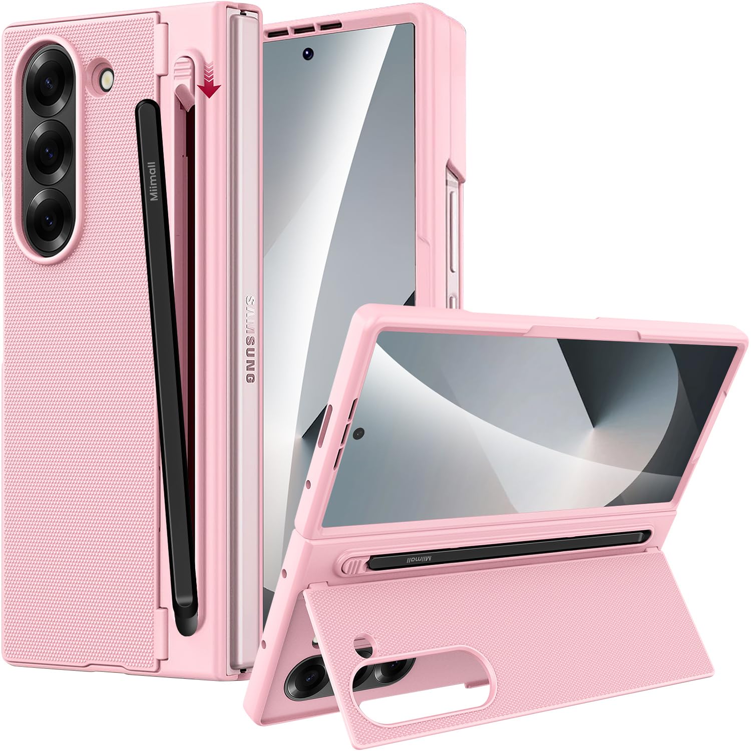 Coque Samsung Z Fold 6 antichoc et robuste avec béquille de support rétractable - 8