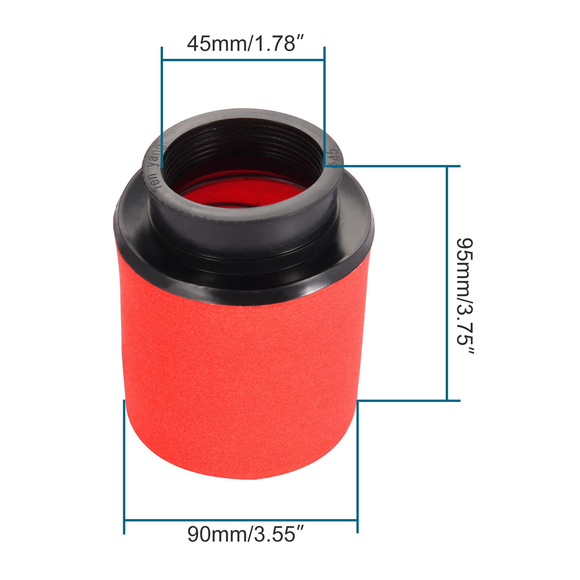 Filtro Aria Ejoyous Da 38 Mm, 4 Pezzi, Filtro Aria Universale A Doppia - Foto 9