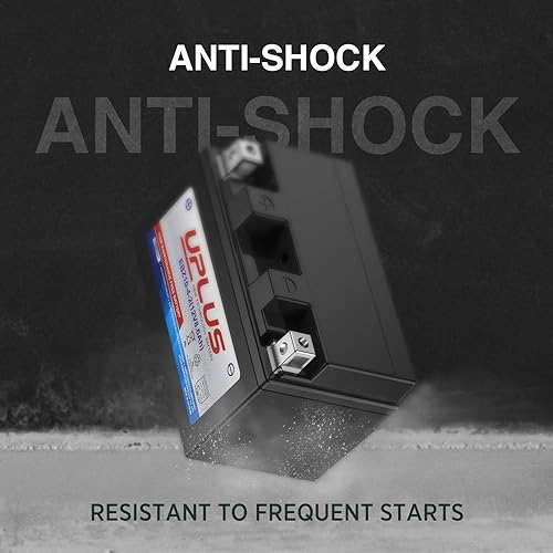 Miniatura 6 de UPLUS - Batería EBZ10-4-2 AGM sellada para deportes motorizados, no requiere mantenimiento, para cuatrimoto, scooter, motonieve, UTV y motocicleta