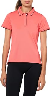 Womens Pique Tipped Ss Polo
