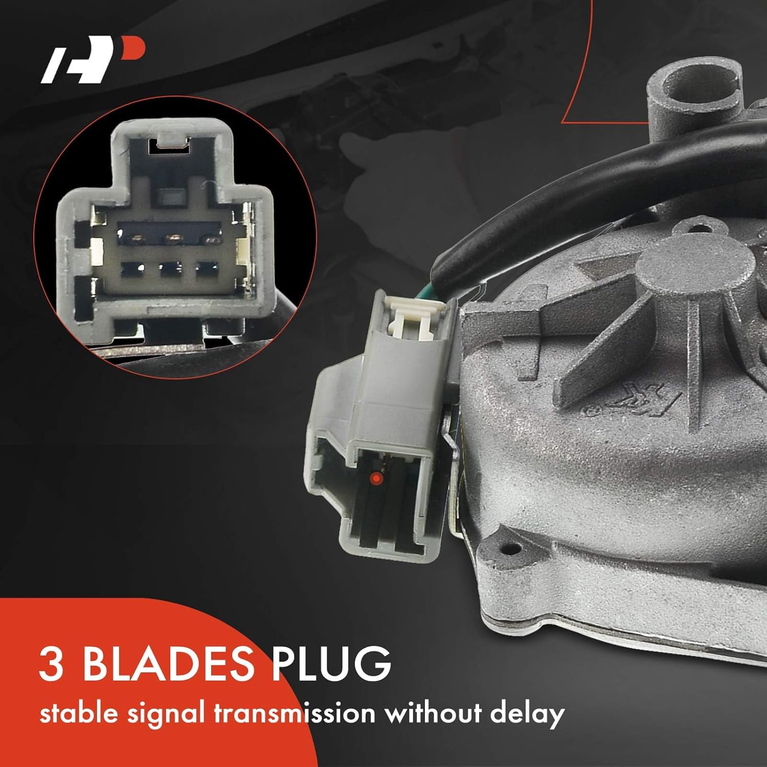 A-Premium [3 Pins] Rear Windshield Wiper Motor Compatible with Dodge Caravan/Grand Caravan 2001-2003 & Chrysler Voyager/Town & Country/PT Cruiser 2001-2003, Grand Voyager 2001-2002, Replace# 4717710AA