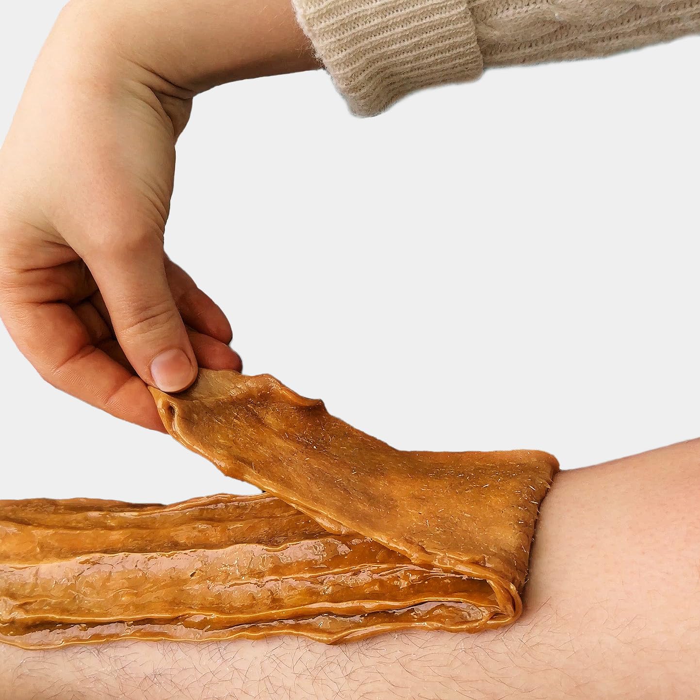Pasta depilatoria Sugar Wax – Pasta di zucchero solida e adatta ai principianti per gambe, bikini, ascelle e viso | Greenhaus Deco - per la versione più morbida di te (11 once)