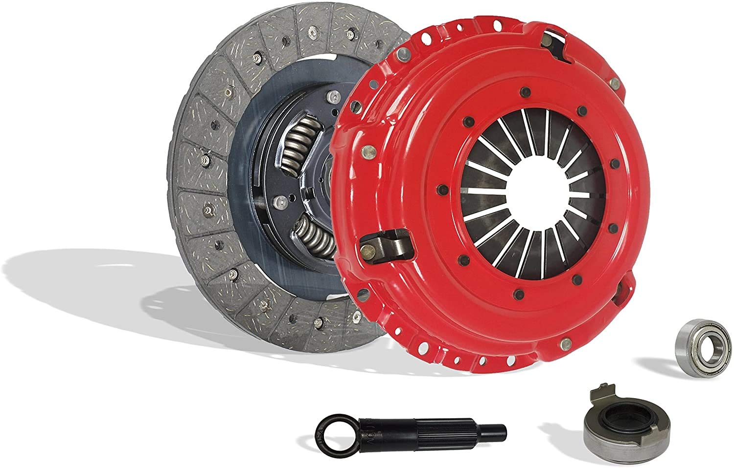 Clutch Kit Compatible With Integra Honda Cr-v Civic Del Sol Gs Gs-R Se Ex Lx Se Type R Si Vtec Rs 1994-2001 1.6L L4 1.8L L4 2.0L L4 GAS DOHC Naturally Aspirated (STAGE 1)