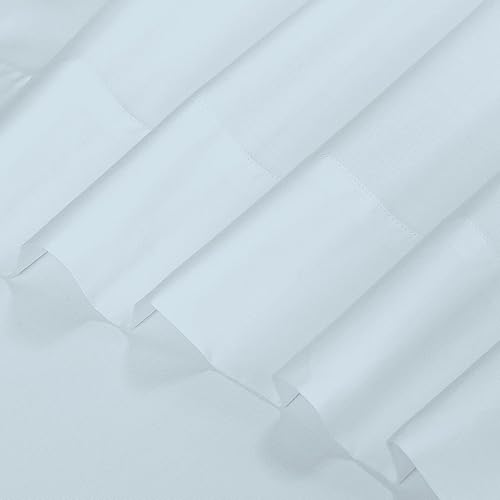Miniatura 8 de Royale Linens Sábana bajera ajustable de 300 hilos 100% algodón peinado de fibras largas, sábana inferior súper suave con bolsillo profundo, sábana