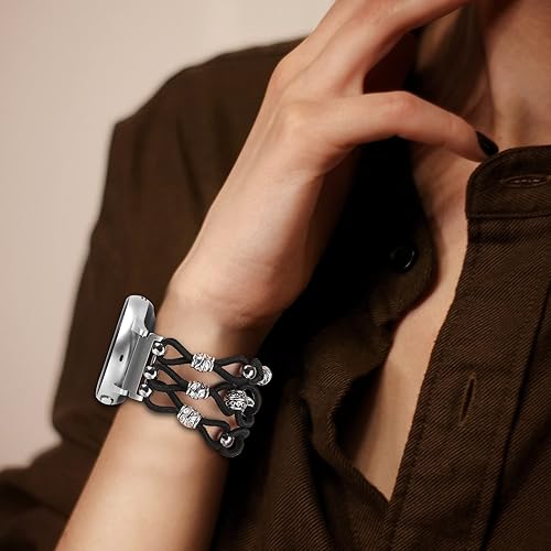 Miniatura 7 de REALSIGN Correa elástica universal de 0.787 pulgadas compatible con Samsung Galaxy Watch 6 5 4 1.575 in 1.732 inWatch 4 Classic 1.654 in 1.811