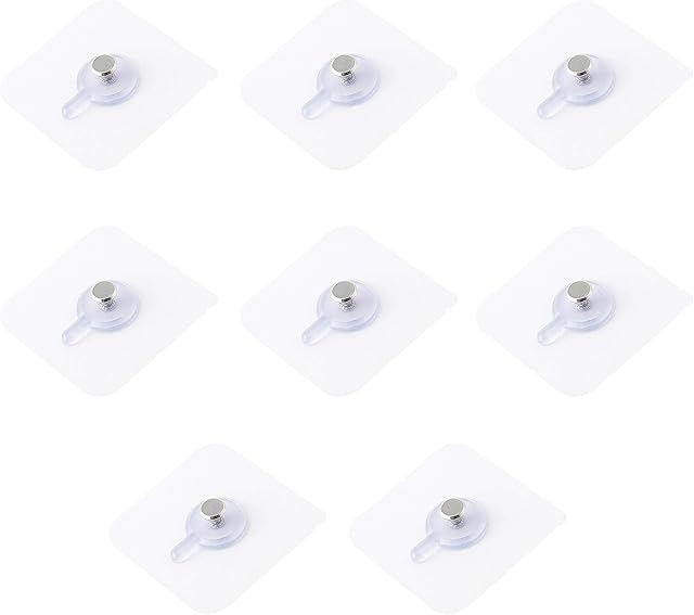 8 Pack Picture/Frame Hanging. Holds 17 lb,Professional Frame Picture Hooks,Heavy Duty Picture Hangers for Wall Mounting,with Strong Viscose,Seamless Stickers,Nails,No Punching Installation,Screw Rod