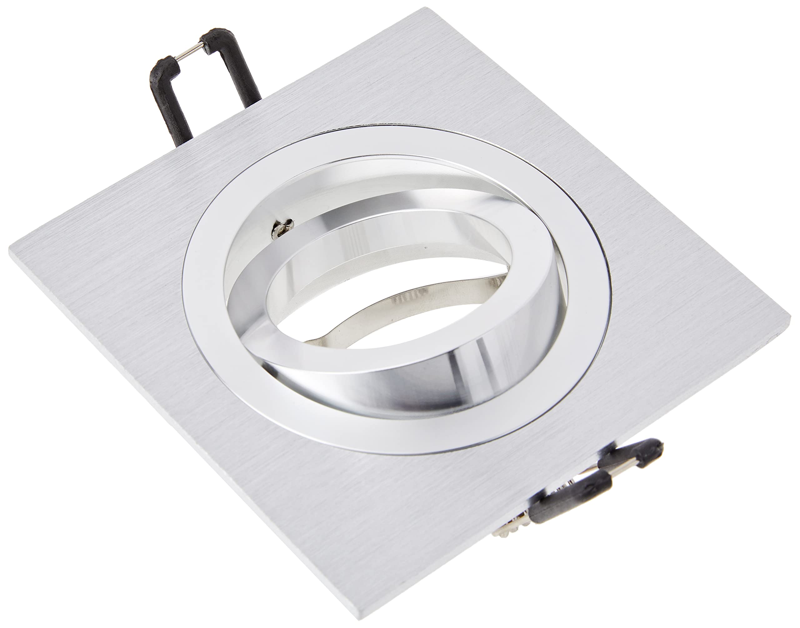 Wonderlamp W-E000103 Spot encastré carré, Aluminium, GU10, Pack 5