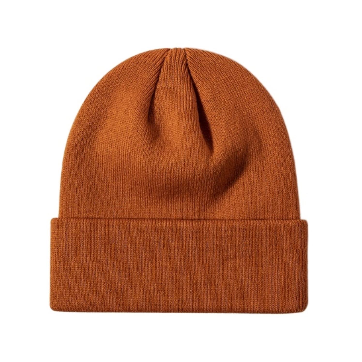 Gorro de Lana de Invierno Suave, elástico, Grueso, Bonito, de Punto, para el frío, térmico, para Mujer (Talla única)
