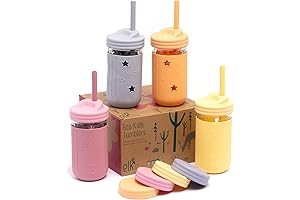 Elk and Friends Glass Sippy Cups for Toddlers