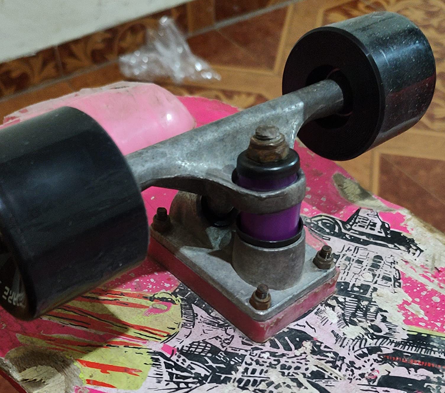 4/mo Finance FREEDARE Skateboard Wheels，Longboard Wheels for 60mm&70mm，4pcs Specific Pattern