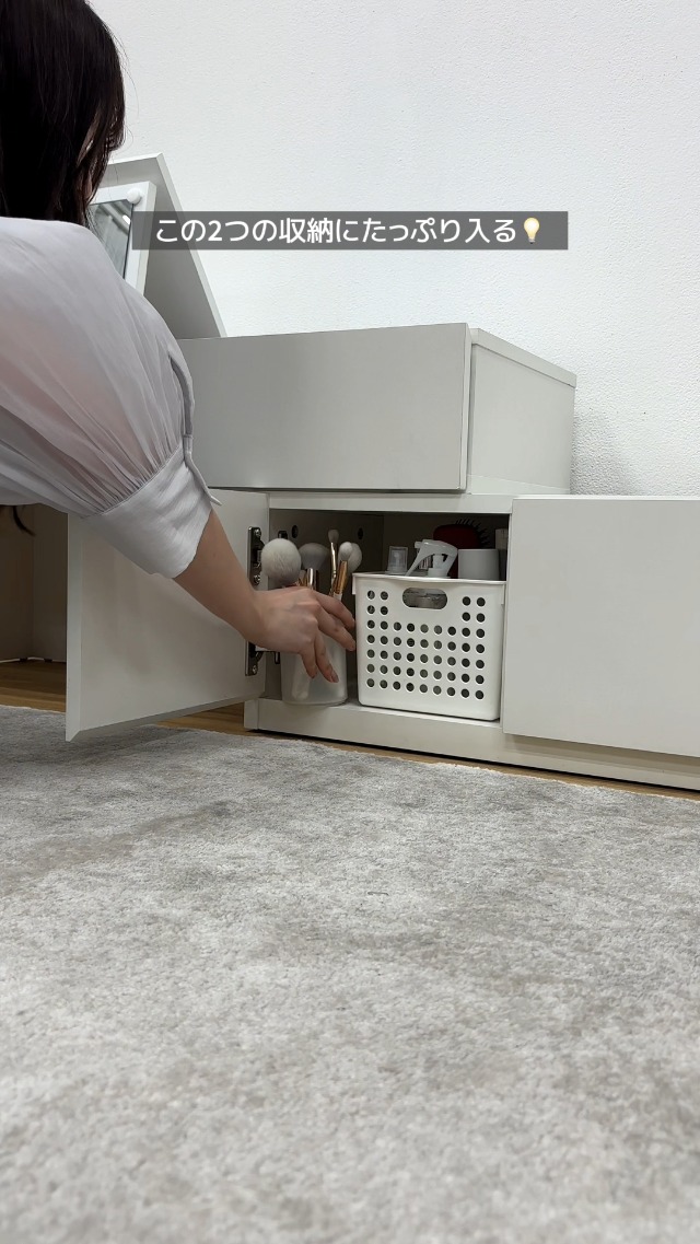 Amazon｜LOWYA ロウヤ ドレッサー 鏡台 収納 メイク テレビ台