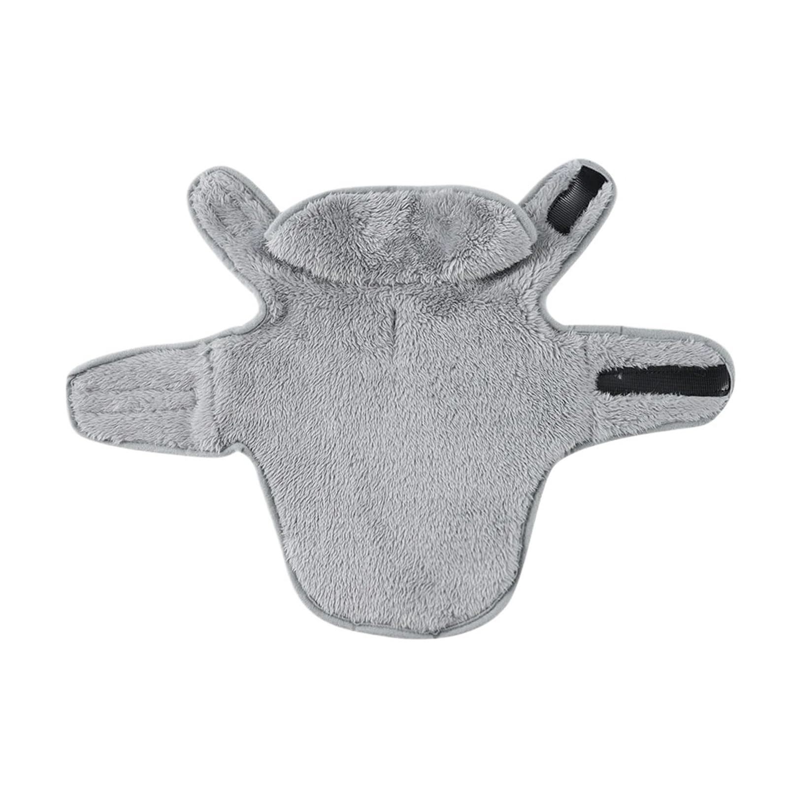 Ropa for Gato, Chaqueta Reversible de Lana, suéter for Gatos, Perros, Chaleco Acolchado Suave y cálido for Invierno for Cachorros Gatitos, Disfraz(Beige,L)