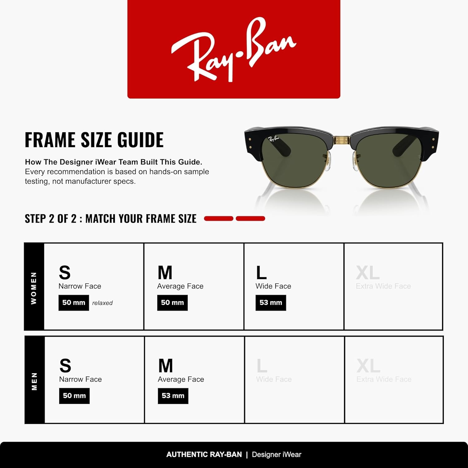 Ray-Ban Women's Rb0316s Mega Clubmaster Square Sunglasses