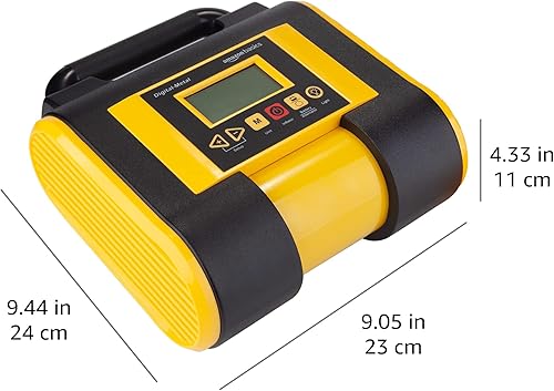 Miniatura 6 de Amazon Basics Inflador portátil de neumáticos de coche con medidor de presión digital, 150 PSI, 12 V CC, negro