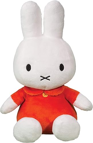 Douglas Miffy - Peluche de conejo rojo clásico grande