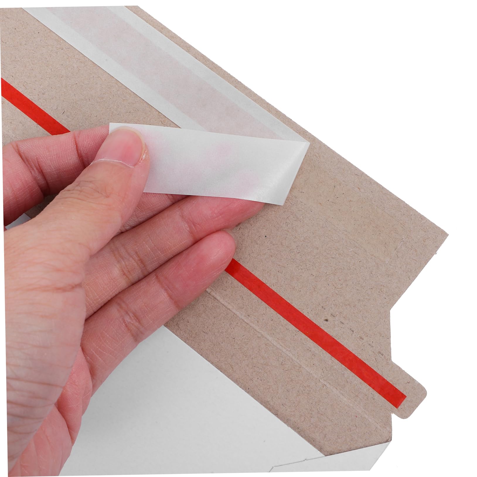 HOMSFOU 20pièces Enveloppes Blanches Rigides Pour Expédition De Documents Photos Et Certificats Avec Rabat Auto-adhésif Et Protection Résistante Aux Intempéries