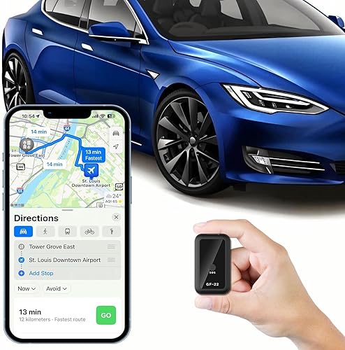 Rastreador GPS para vehículos, compacto portátil mini rastreador GPS magnético fuerte, adecuado para ancianos, niños, mascotas, automóvil, flota de