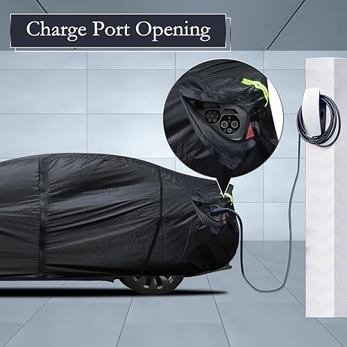 Miniatura 92 de Migaven - Funda de automóvil impermeable para todo tipo de clima, funda exterior completa para automóviles, protección contra la lluvia, sol