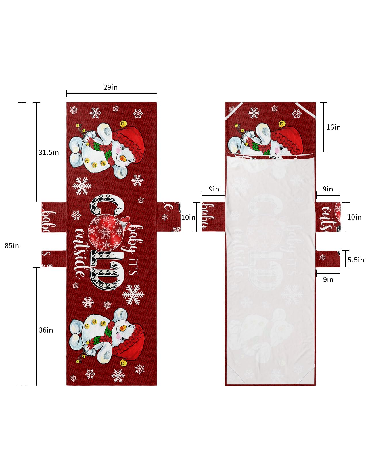 Christmas Snowman Beach Lounge Chair Towel Cover, Soft Chaise Lounge Towel with Side Pockets Patio Pool Chairs Cover for Beach/Pool Sunbathing 29x85 Red Xmas Winter Snowflake Rustic