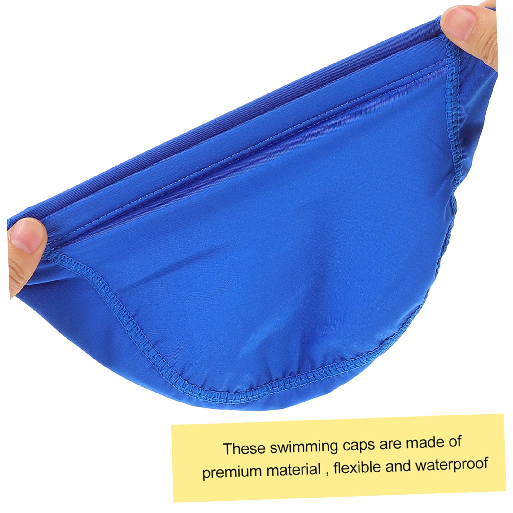 VANZACK Bonnet De Bain Uni Chapeau De Natation Hommes Protecteur De Cheveux De Natation Maillot De Bain Bonnets De Bain Adultes Bonnets De Bain Unisexes Natation Élastique Nylon