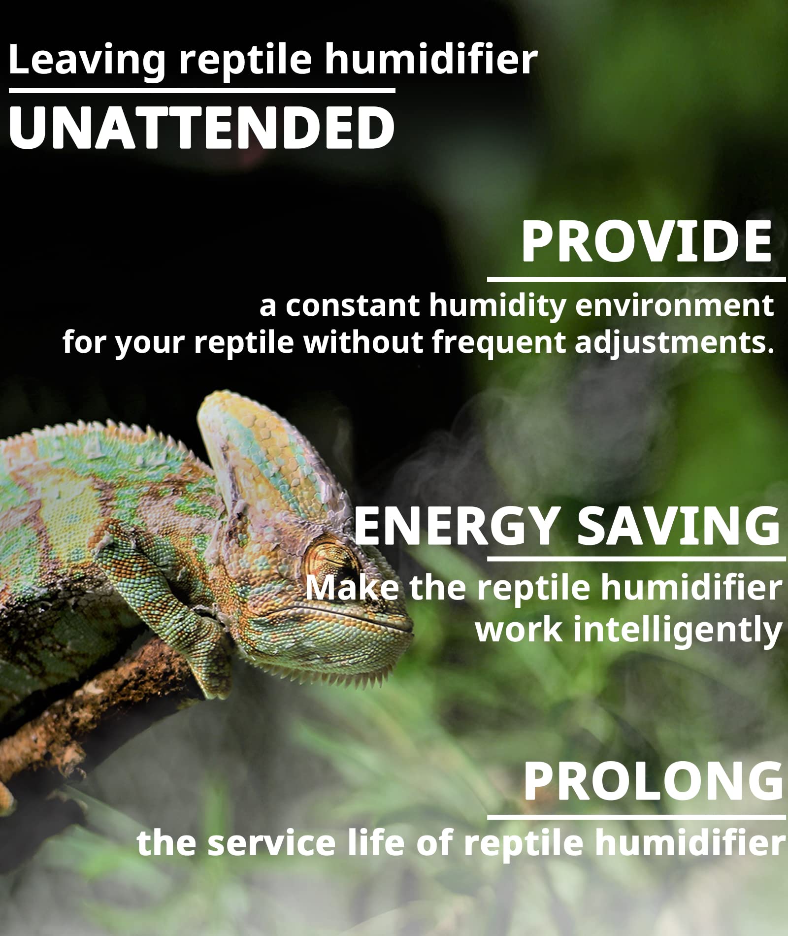 Controlador de humedad para reptiles