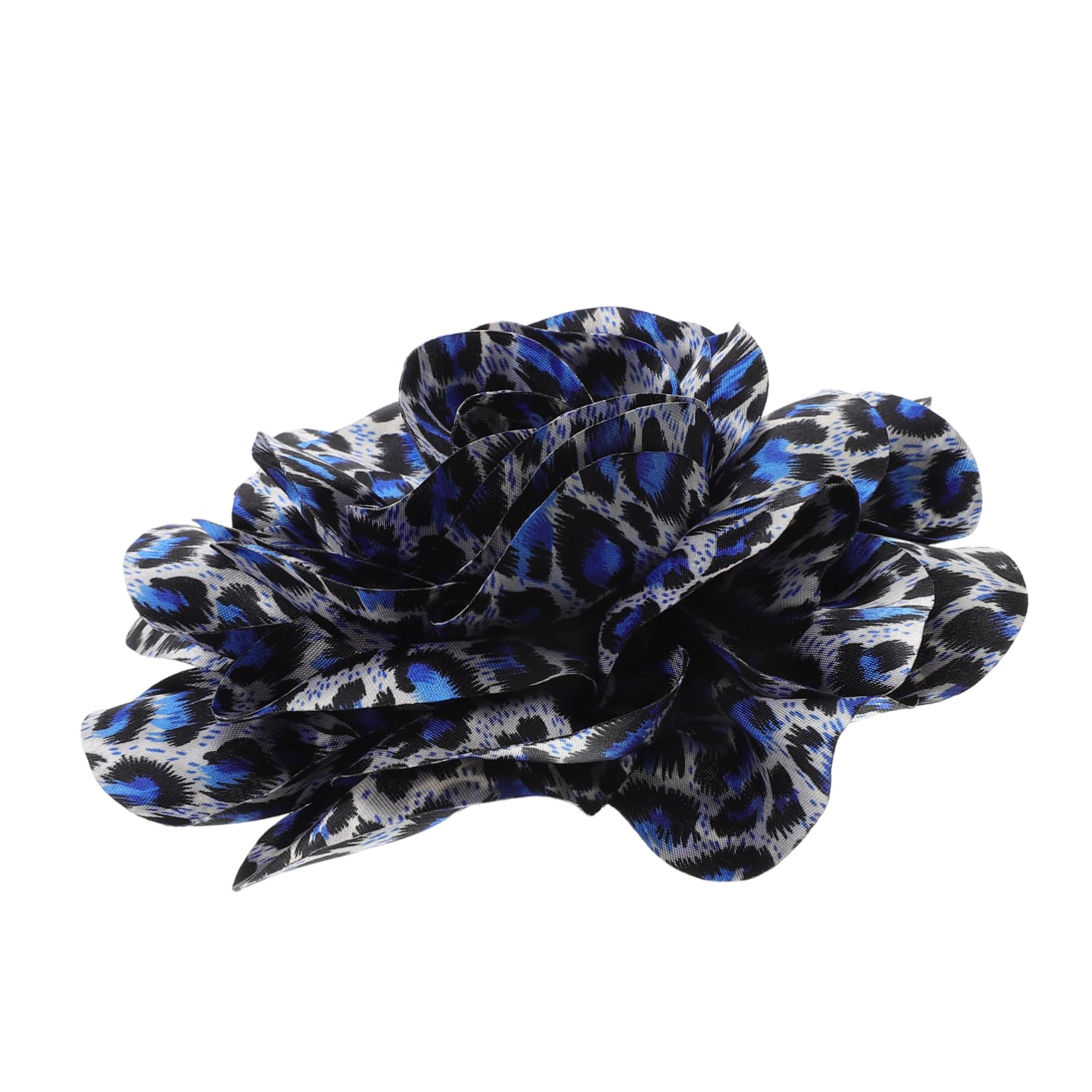140mm Broche Fleur Léopard En Tissu Grand Pin's Manchette Accessoire