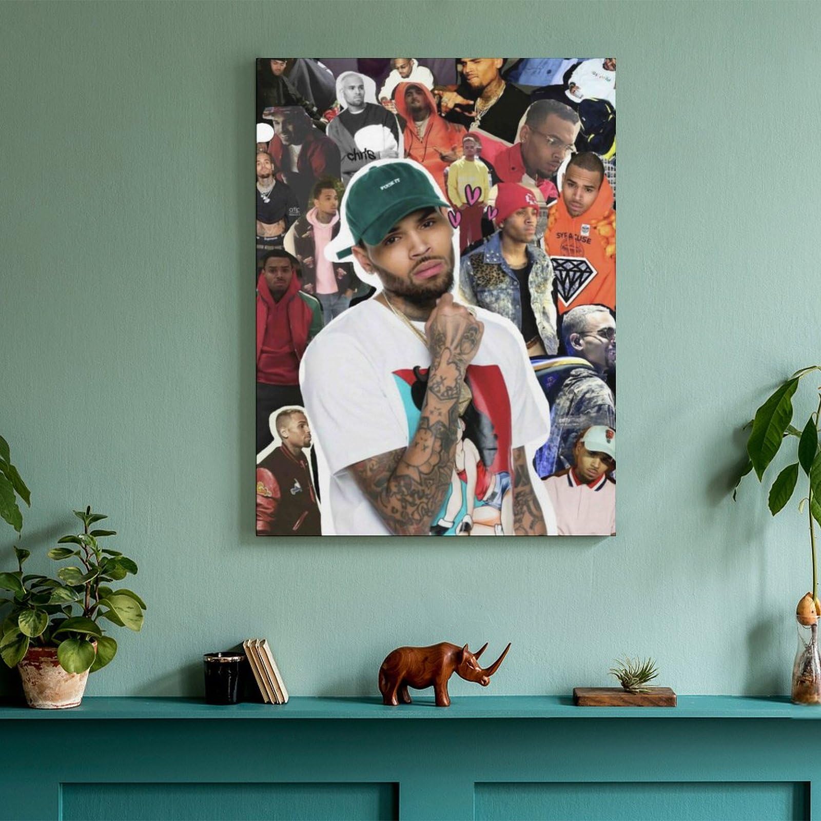 Amazon.co.jp: アートパネル Chris Brown クリス・ブラウン ラッパー