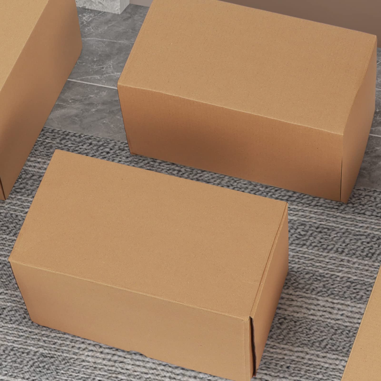 Boîtes Carton Blanches 15.3x15.3x15.3cm - Lot De 40 - Pour Expédition, Rangement, DIY