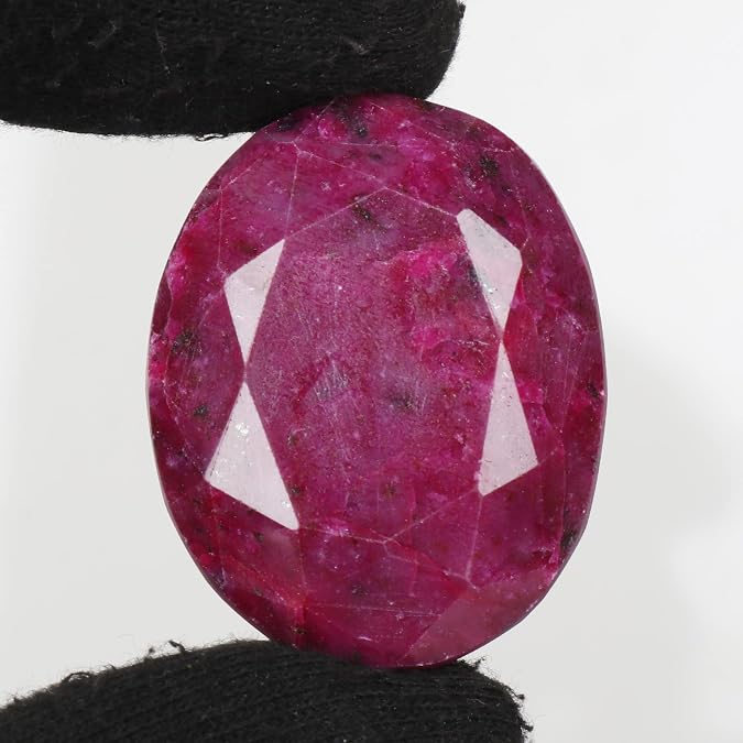 REAL-GEMS 141.9 Ct Natural Red Ruby Oval Cut Earth Mined Certified Loose Gemstone